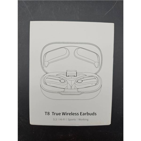 T8 True Wireless Earbuds with Charging Case and Bluetooth 5.0