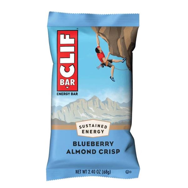 Clif Bar Blueberry Almond Crisp Energy Bars – 12 Count, 68g Each