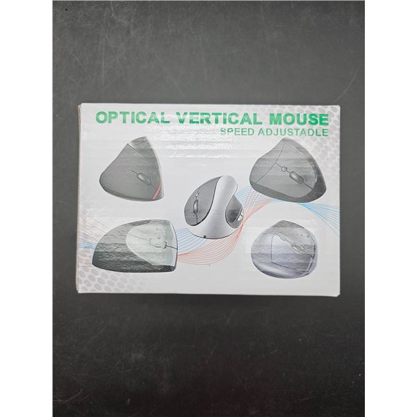 Optical Vertical Mouse With Adjustable Speed and Ergonomic Design