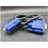 Image 2 : VGA Male-to-Male Cable With Blue Connectors and Ferrite Core