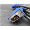 Image 3 : VGA Male-to-Male Cable With Blue Connectors and Ferrite Core