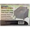 Image 2 : Simple Housewares Lounge Deep-Seat Patio Cover 32"W x 39"D x 29"H