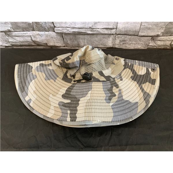 Boonie Fishing Hat Grey Camo One Size Fits All