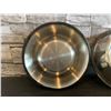 Image 3 : Set of 2 Stainless Steel Pet Food Bowls