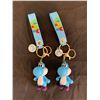 Image 1 : Lot of 2 Blue Yoshi Key Chains