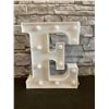 Image 1 : Letter E Light Battery Opperated