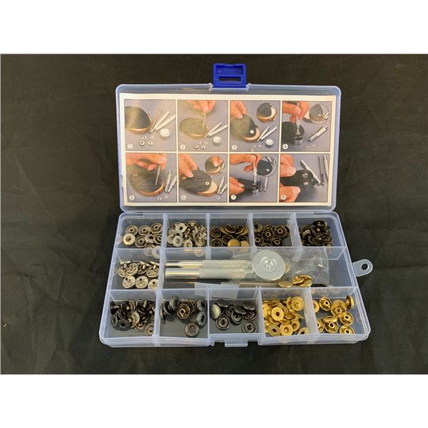 40 Sets Metal Snap Buttons