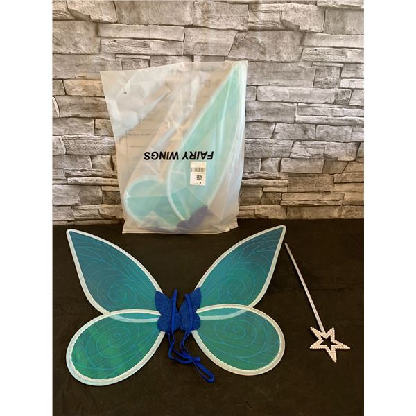 Lot of 2 Fairy Wings Blue