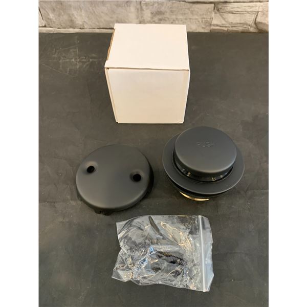 Matte Black Tip-Toe Bath Drain Stopper