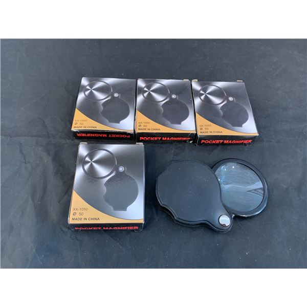 Lot of 5 Pocket Magnifiers