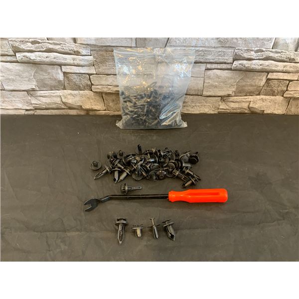 120 Pcs Car Push Retainer Clips With Tool