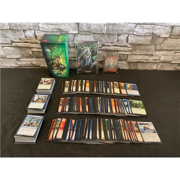 Lot of 500+ Magic the Gathering Trading Cards + Ultra Pro Lifepack Notepad + 65 Sleeves Pack