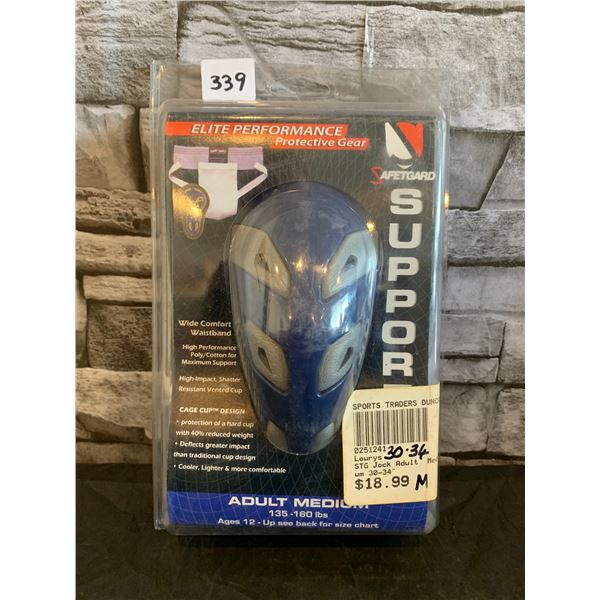 Saftegard Jock Support Adult - Medium - Ages 12 -Up 80-135 Lbs