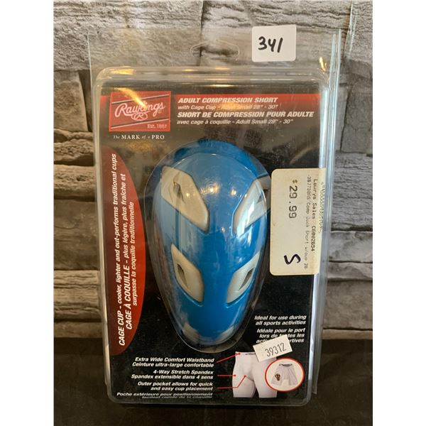 Rawlings Adult Compression Short With Cage Cup Jock - Small