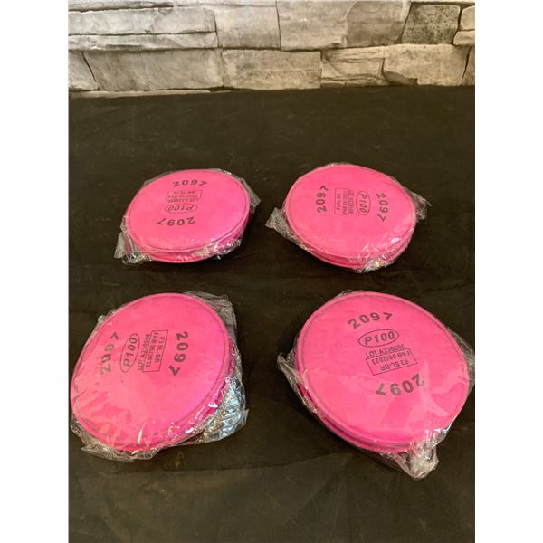 Resperator Filters 8 Pack 2097 P100 P3 SL-Br Fab 06/2023