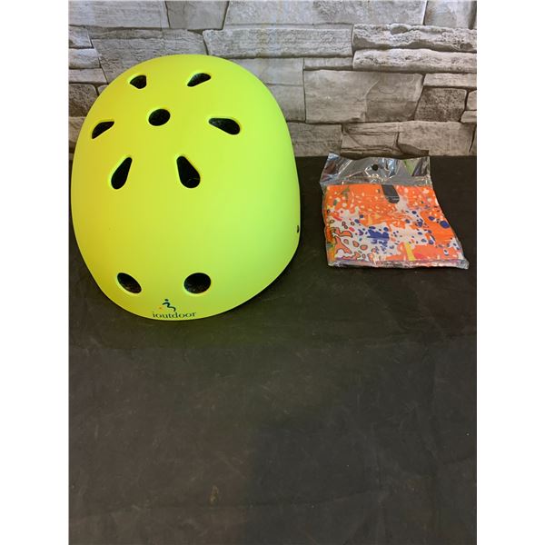 Kid's Bike Helmet - Yellow - 22.4" - 24"