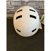 Image 3 : Kid's Skateboard Helmet - White - 20"-21.8"