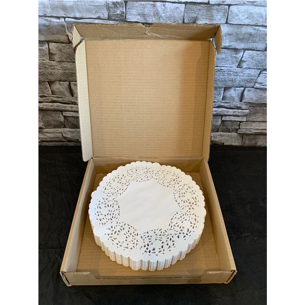 10" Round Paper Doilies - White - Package 500
