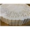 Image 2 : 10" Round Paper Doilies - White - Package 500