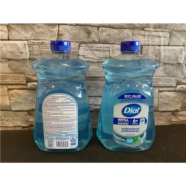 Lot of 2 - Dial Soap Refill - Spring Water - 1.53L