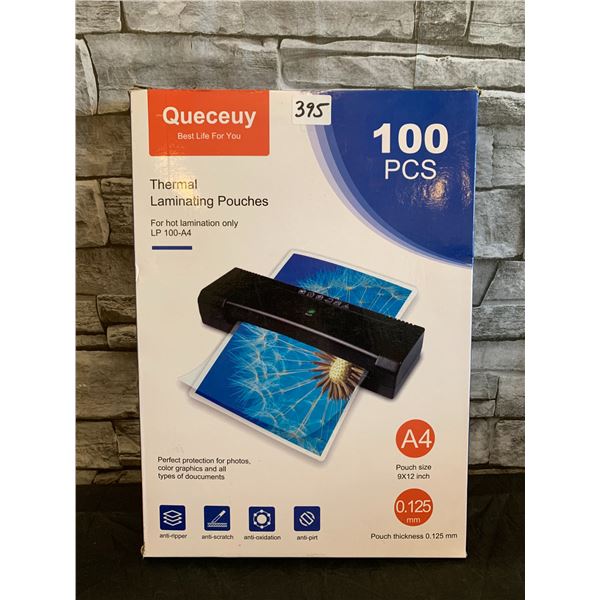 Queceuy Thermal Laminating Pouches up to A4 size