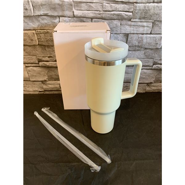 40 oz Tumbler with Handle - Dune Colour