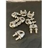 Image 2 : 8 Pcs Wire Rope Clamps Stainless Steel 3/8 Wire