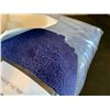 Image 3 : Itsoft Memory Foam Bath Mat 59"x 24" Blue Colour