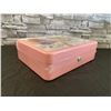 Image 2 : Metal Cash Box - 2 Lock Keys - Demountable Coin Tray - Pink