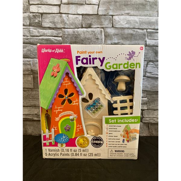 Paint your own Fairy Garden Paint Set