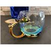Image 2 : Enamel Decorative Tea Cup & Decorative Spoon Set