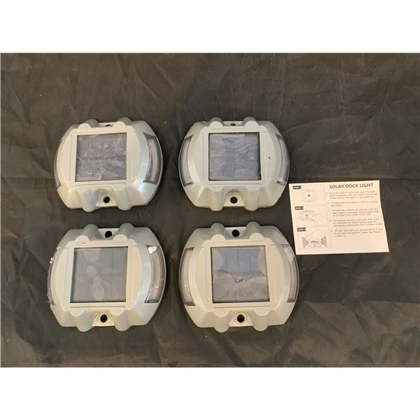 Solar Dock Light - 4 pack