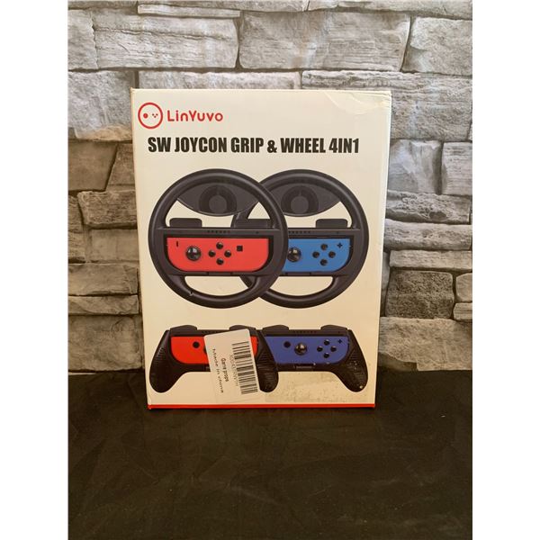 SW Joycon Grip & Wheel 4in1