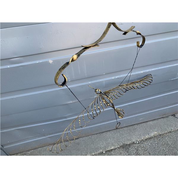 Hanging Hummingbird Decoration - Steel