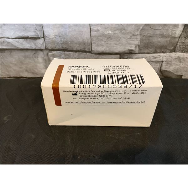 Rayovac Batteries - 312Z-6XECA - 10 Pack/60 Cells