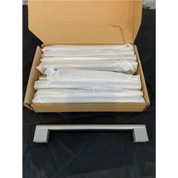 Cabinet Hardware - Brushed Square - Stainless Steel 192 mm