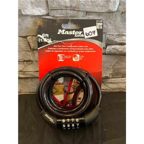 Master Lock - 6ft - Combination Cable Lock