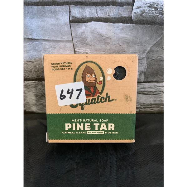 Dr Sasquatch Men's Natural Soap - Pine Tar - 5 oz Bar
