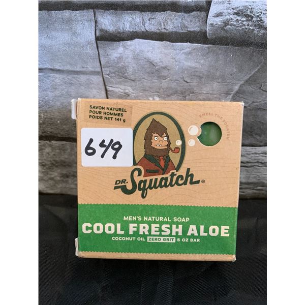 Dr Sasquatch Men's Natural Soap - Cool Fresh Aloe - 5 oz Bar