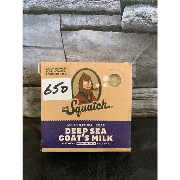 Dr Sasquatch Men's Natural Soap - Deep Sea Goat's Milk - 5 oz Bar
