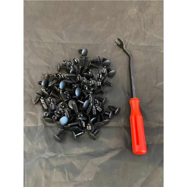 Nylon Fastener Screws - Universal Fit - 100 pcs