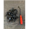 Image 1 : Nylon Fastener Screws - Universal Fit - 100 pcs