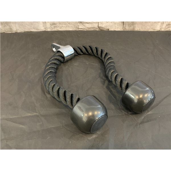 Deluxe Gym Tricep Rope - Black