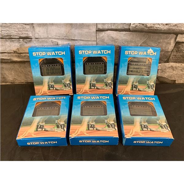 Multi-Functioning Stop Watch - 6 pcs