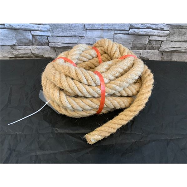 Twisted Jute Rope - 1" Diameter - 20/25 Ft