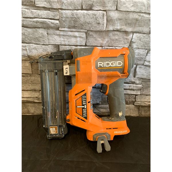 RIDGID 18V Brushless Cordless 18 Gauge - 2-1/8 inch Braid Nailer