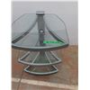 Image 2 : * 3-Tier Glass/Metal Media Stand - Pickup Only