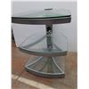 Image 3 : * 3-Tier Glass/Metal Media Stand - Pickup Only