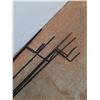 Image 3 : **Lot Of (6) Shepherds Hook Yard Decor Hangers, All 47" Long, Cannot Ship