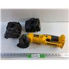 Image 1 : DeWalt Cordless Grinder and (2] Battery Chargers - As Is